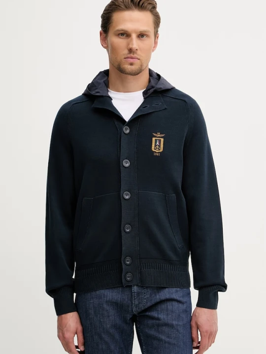 Zdjęcie produktu Aeronautica Militare kardigan męski granatowy