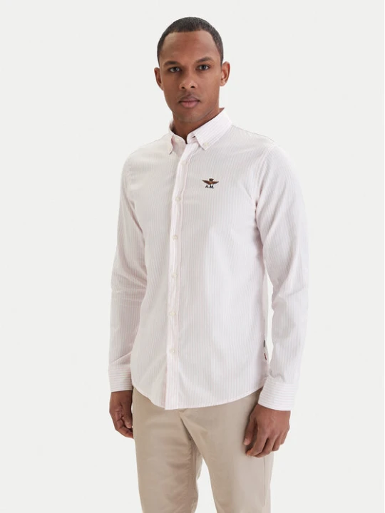 Zdjęcie produktu Aeronautica Militare Koszula 261CA1320UCT03532 Różowy Regular Fit