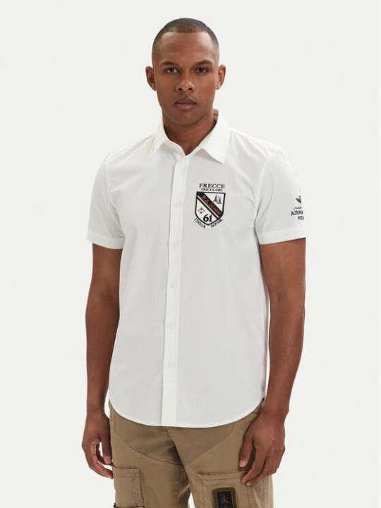 Zdjęcie produktu Aeronautica Militare Koszula 261CA1326UCT03288 Biały Regular Fit
