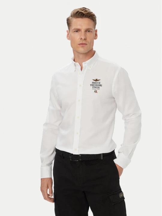 Zdjęcie produktu Aeronautica Militare Koszula 262CA1334UCT04409 Biały Regular Fit