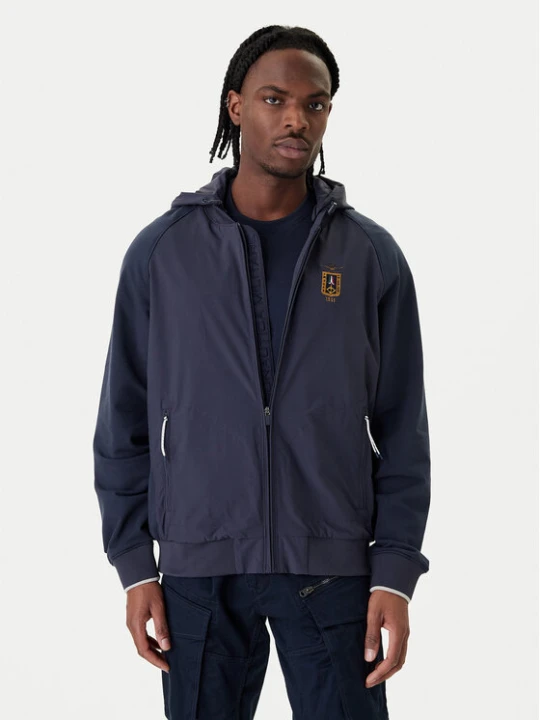 Zdjęcie produktu Aeronautica Militare Kurtka przejściowa 261AF0519UCT04291 Granatowy Regular Fit