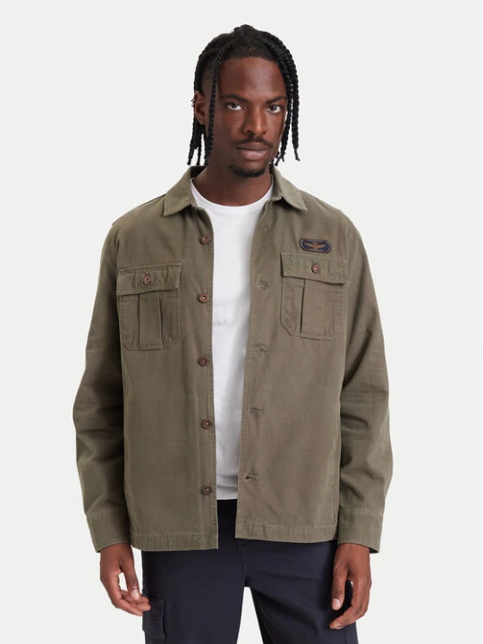 Zdjęcie produktu Aeronautica Militare Kurtka przejściowa 262AC0045UCT04233 Khaki Regular Fit