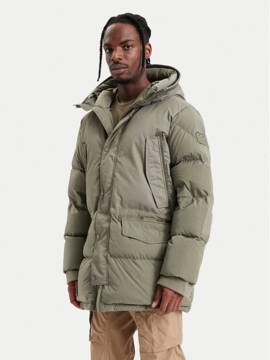 Zdjęcie produktu Aeronautica Militare Kurtka puchowa 262AB3082UCT04369 Khaki Regular Fit