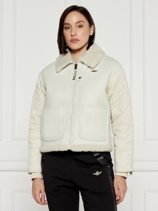 Zdjęcie produktu Aeronautica Militare Kurtka | Regular Fit ecru