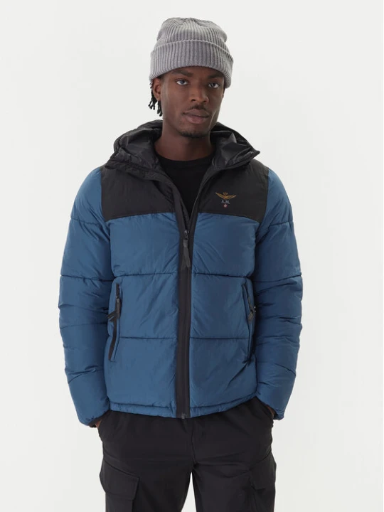 Zdjęcie produktu Aeronautica Militare Kurtka zimowa 252AB3025UCT04214 Niebieski Regular Fit