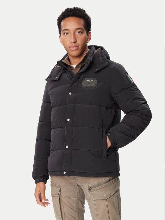 Zdjęcie produktu Aeronautica Militare Kurtka zimowa 262AB3072UCT04358 Czarny Regular Fit
