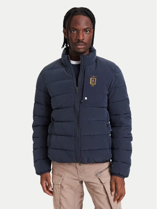 Zdjęcie produktu Aeronautica Militare Kurtka zimowa 262AB3074UCT04358 Granatowy Regular Fit