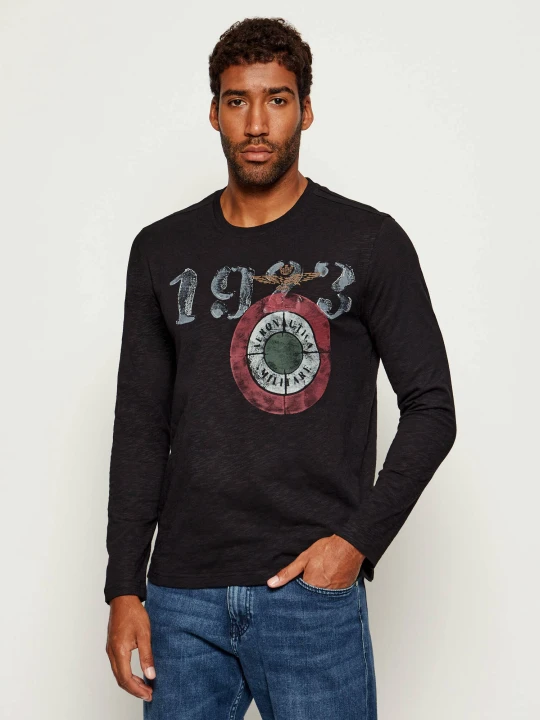 Zdjęcie produktu Aeronautica Militare Longsleeve | Regular Fit czarny