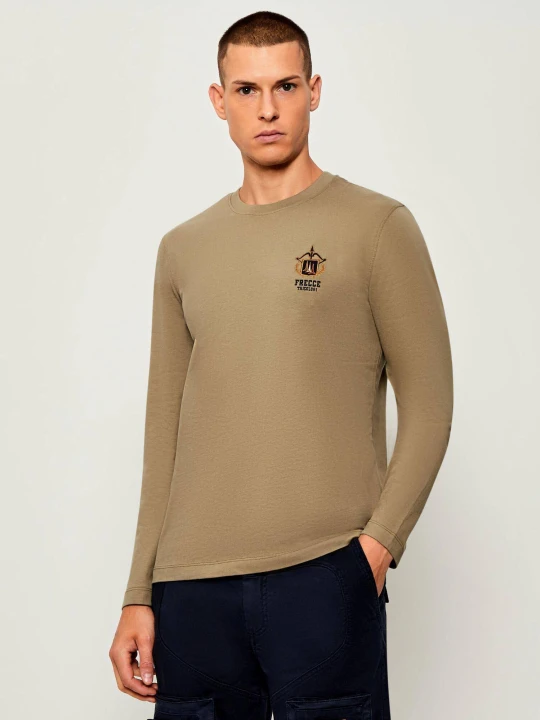 Zdjęcie produktu Aeronautica Militare Longsleeve | Regular Fit khaki