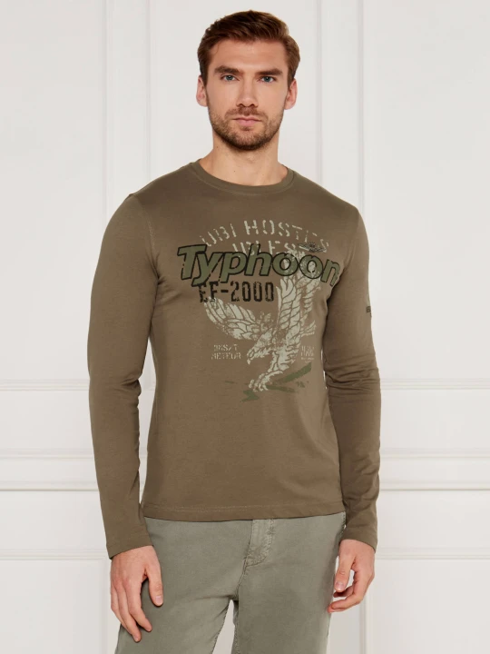 Zdjęcie produktu Aeronautica Militare Longsleeve | Regular Fit khaki
