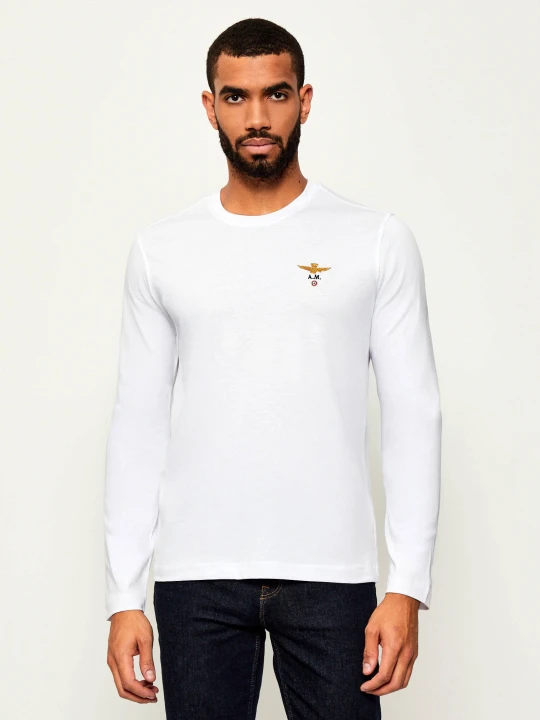 Zdjęcie produktu Aeronautica Militare Longsleeve | Regular Fit biały