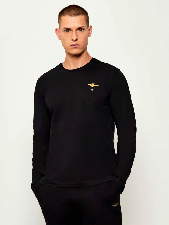 Zdjęcie produktu Aeronautica Militare Longsleeve | Regular Fit czarny