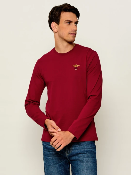 Zdjęcie produktu Aeronautica Militare Longsleeve | Regular Fit czerwony