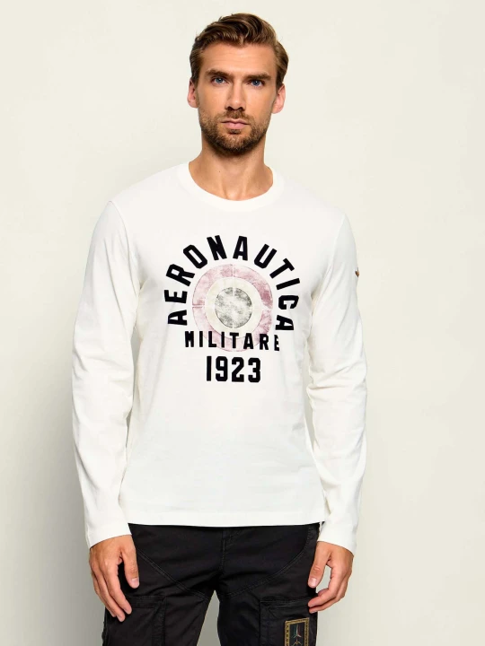 Zdjęcie produktu Aeronautica Militare Longsleeve | Regular Fit ecru