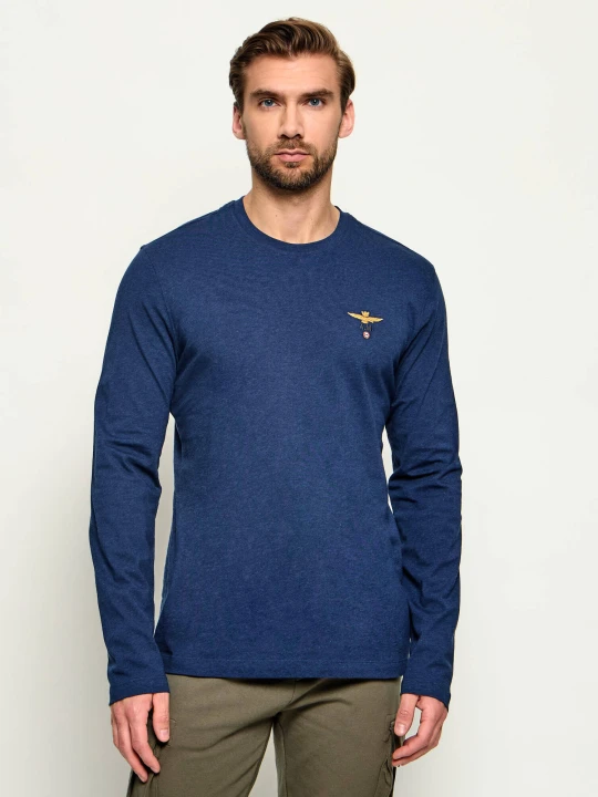 Zdjęcie produktu Aeronautica Militare Longsleeve | Regular Fit granatowy
