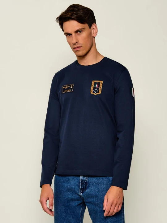 Zdjęcie produktu Aeronautica Militare Longsleeve | Regular Fit granatowy