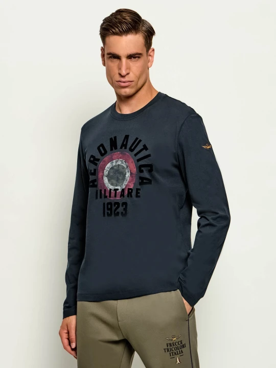Zdjęcie produktu Aeronautica Militare Longsleeve | Regular Fit granatowy