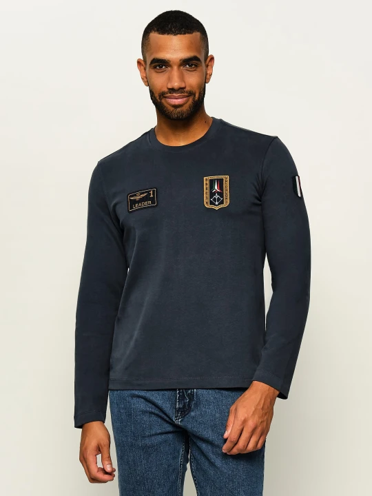Zdjęcie produktu Aeronautica Militare Longsleeve | Regular Fit niebieski