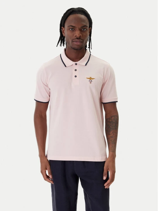 Zdjęcie produktu Aeronautica Militare Polo 261PO1308UP00082 Różowy Regular Fit