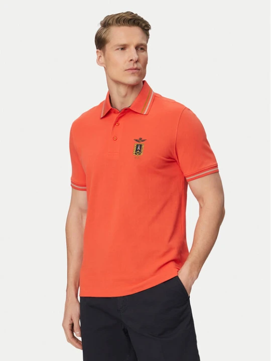 Zdjęcie produktu Aeronautica Militare Polo 261PO1914UP00403 Czerwony Regular Fit