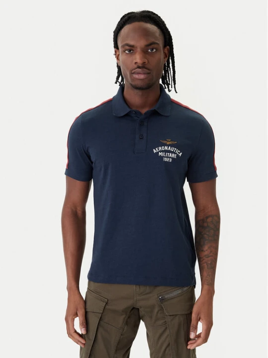 Zdjęcie produktu Aeronautica Militare Polo 261PO1926UJ00723 Granatowy Regular Fit