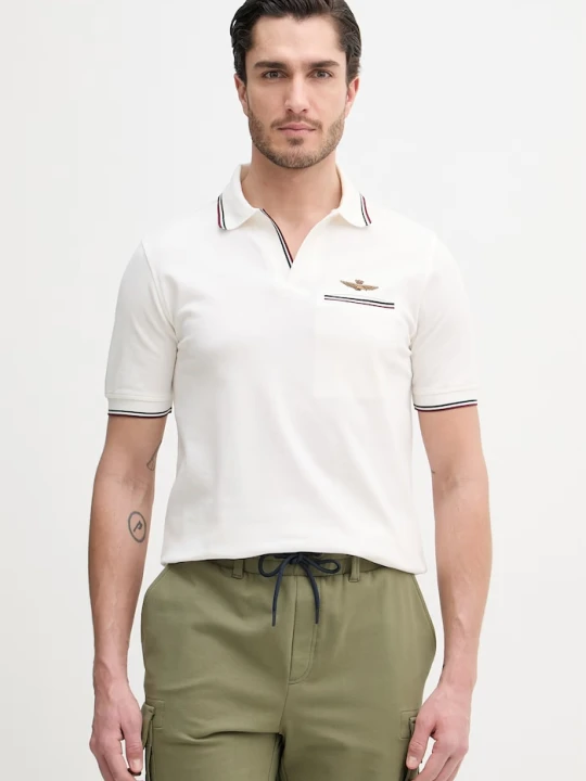 Zdjęcie produktu Aeronautica Militare polo beżowy