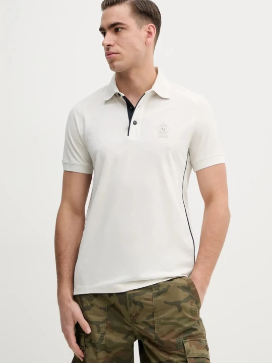 Zdjęcie produktu Aeronautica Militare polo bawełniane beżowy