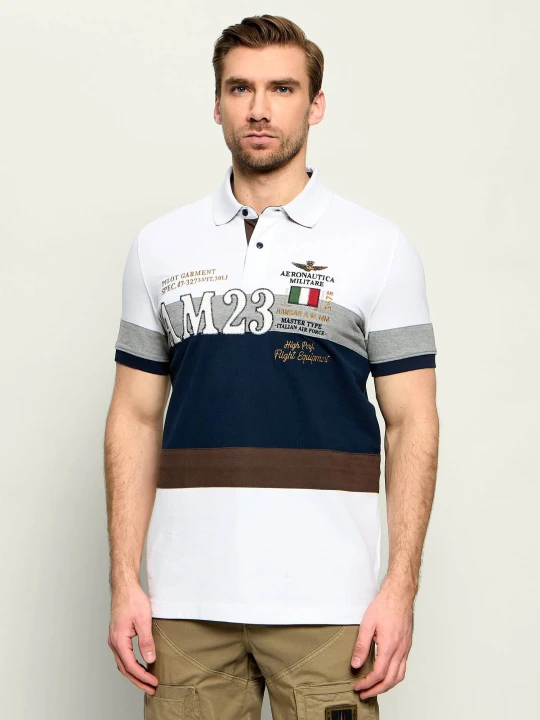 Zdjęcie produktu Aeronautica Militare Polo | Regular Fit biały
