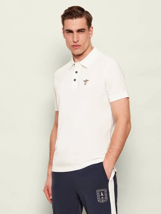 Zdjęcie produktu Aeronautica Militare Polo | Regular Fit biały