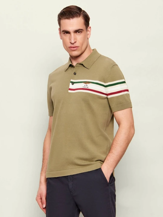 Zdjęcie produktu Aeronautica Militare Polo | Regular Fit oliwkowy