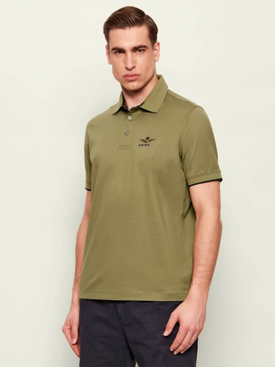 Zdjęcie produktu Aeronautica Militare Polo | Regular Fit oliwkowy
