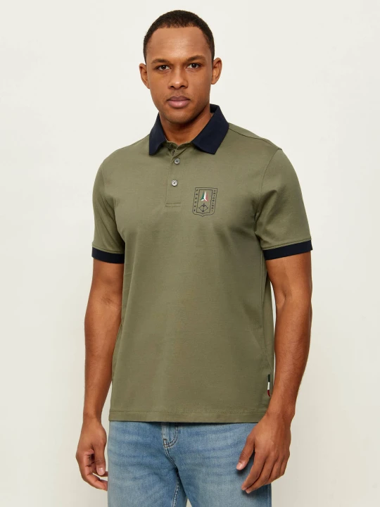Zdjęcie produktu Aeronautica Militare Polo | Regular Fit oliwkowy