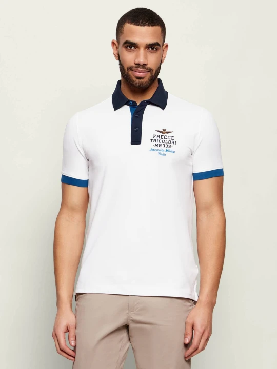 Zdjęcie produktu Aeronautica Militare Polo | Regular Fit ecru