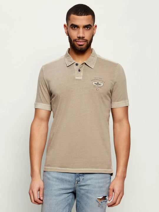 Zdjęcie produktu Aeronautica Militare Polo | Regular Fit beżowy