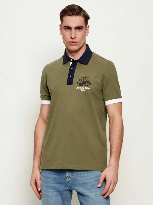 Zdjęcie produktu Aeronautica Militare Polo | Regular Fit oliwkowy