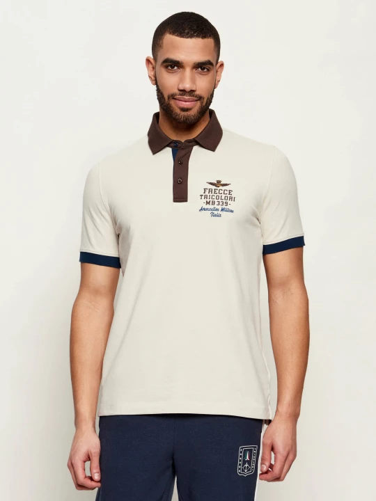 Zdjęcie produktu Aeronautica Militare Polo | Regular Fit beżowy