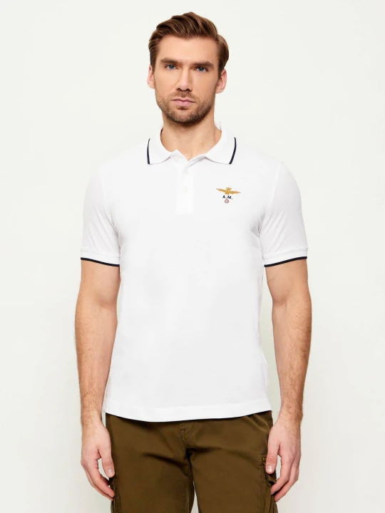 Zdjęcie produktu Aeronautica Militare Polo | Regular Fit biały