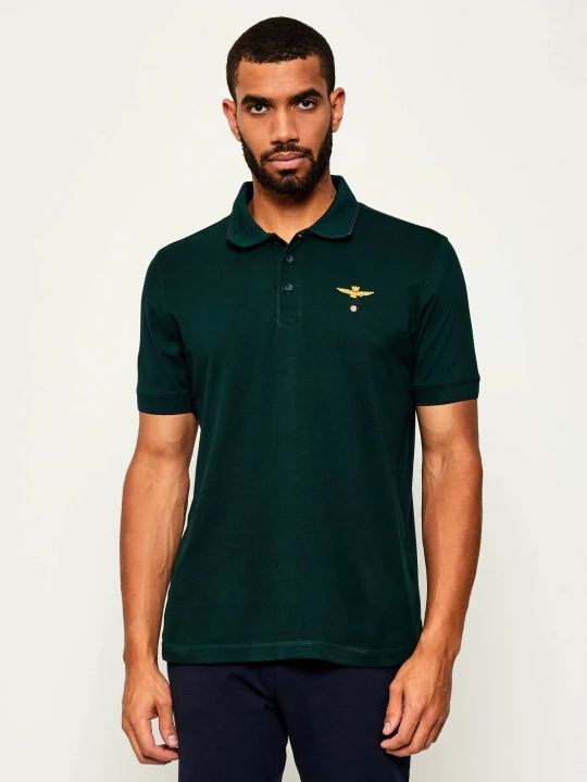 Zdjęcie produktu Aeronautica Militare Polo | Regular Fit butelkowa zieleń