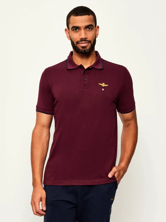 Zdjęcie produktu Aeronautica Militare Polo | Regular Fit bordowy