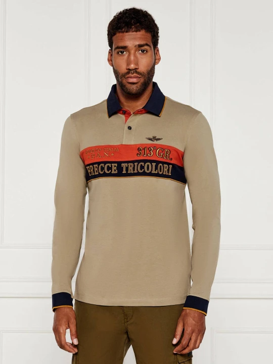 Zdjęcie produktu Aeronautica Militare Polo | Regular Fit beżowy