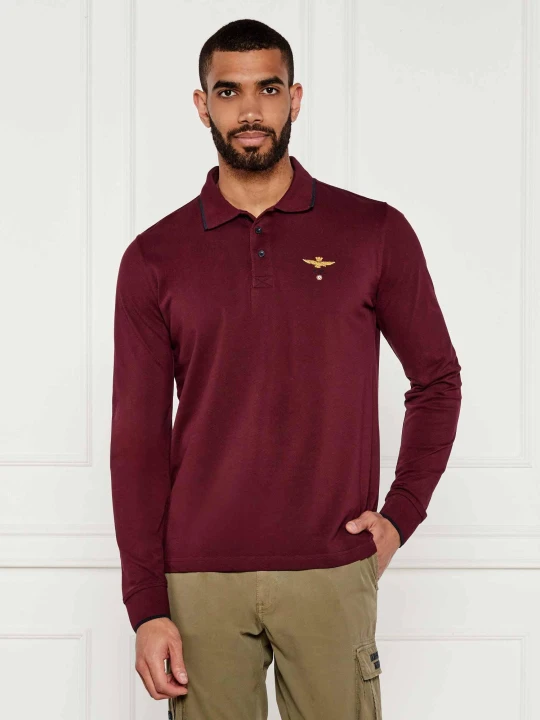 Zdjęcie produktu Aeronautica Militare Polo | Regular Fit bordowy