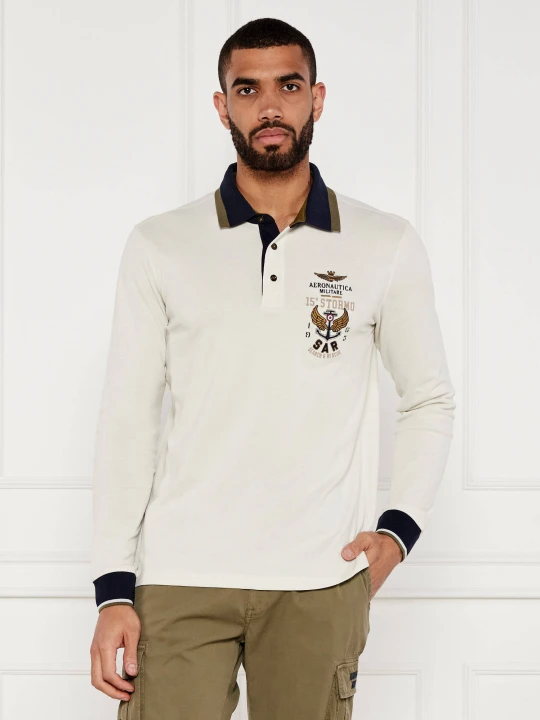 Zdjęcie produktu Aeronautica Militare Polo | Regular Fit beżowy