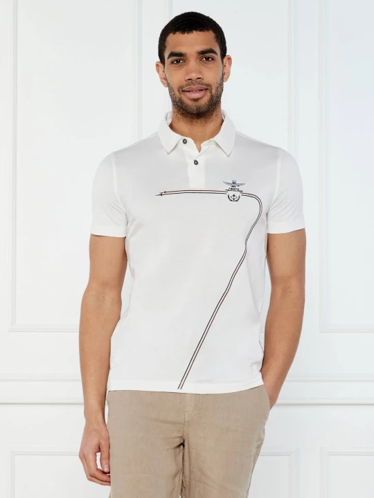 Zdjęcie produktu Aeronautica Militare Polo | Regular Fit biały