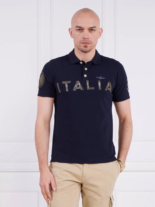 Zdjęcie produktu Aeronautica Militare Polo | Regular Fit granatowy