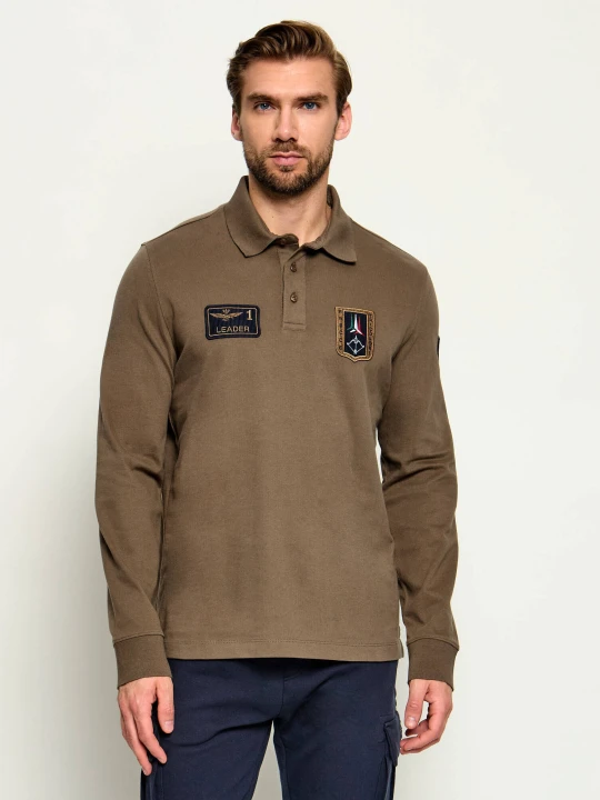 Zdjęcie produktu Aeronautica Militare Polo | Regular Fit brązowy