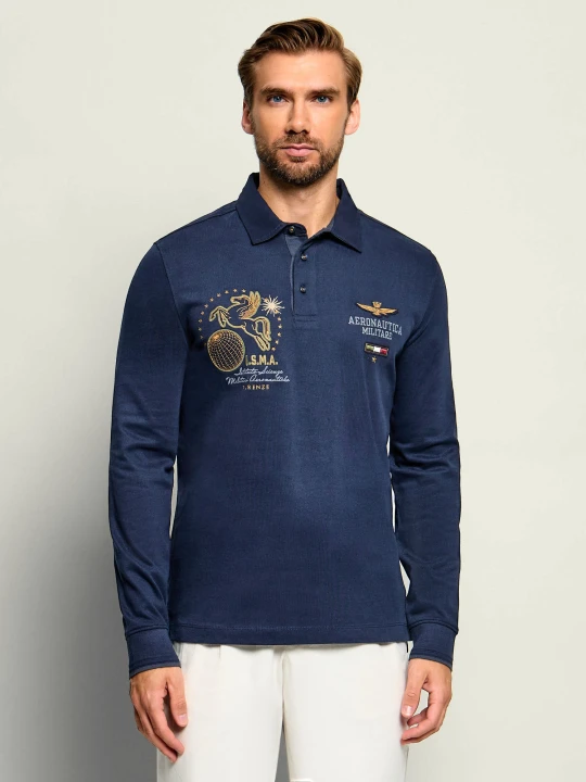 Zdjęcie produktu Aeronautica Militare Polo | Regular Fit granatowy