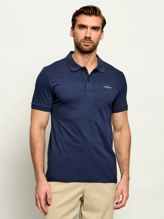 Zdjęcie produktu Aeronautica Militare Polo | Slim Fit granatowy