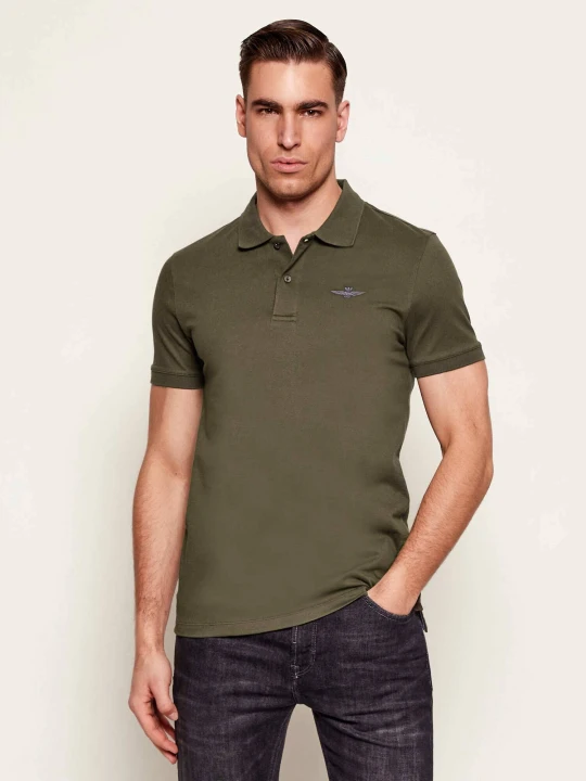 Zdjęcie produktu Aeronautica Militare Polo | Slim Fit khaki