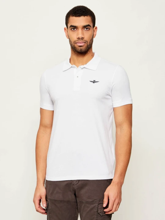 Zdjęcie produktu Aeronautica Militare Polo | Slim Fit biały