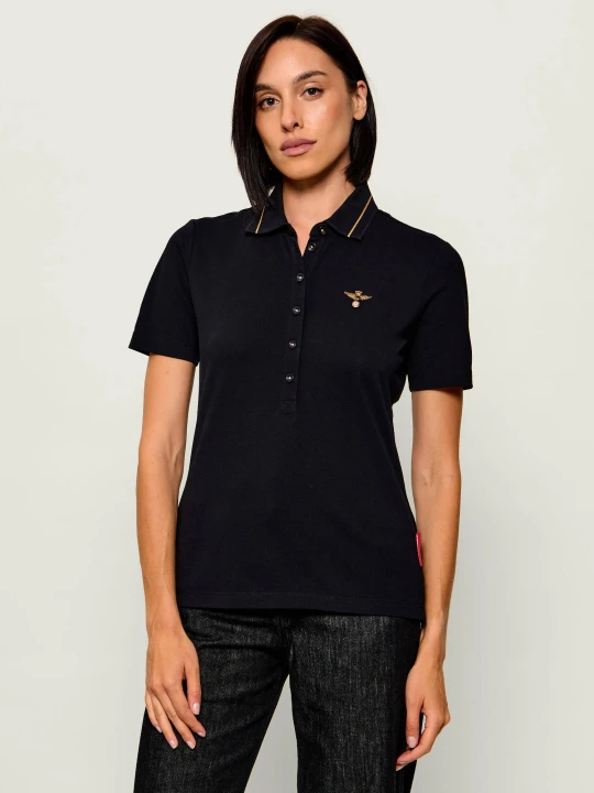 Zdjęcie produktu Aeronautica Militare Polo | Slim Fit czarny